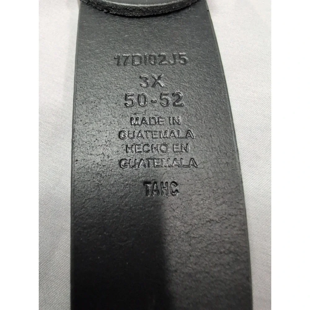 Dickies Men's 3X Belt‎ 50-52 1.49 In (38MM) Wide Two Prong Casual Leather Belt
